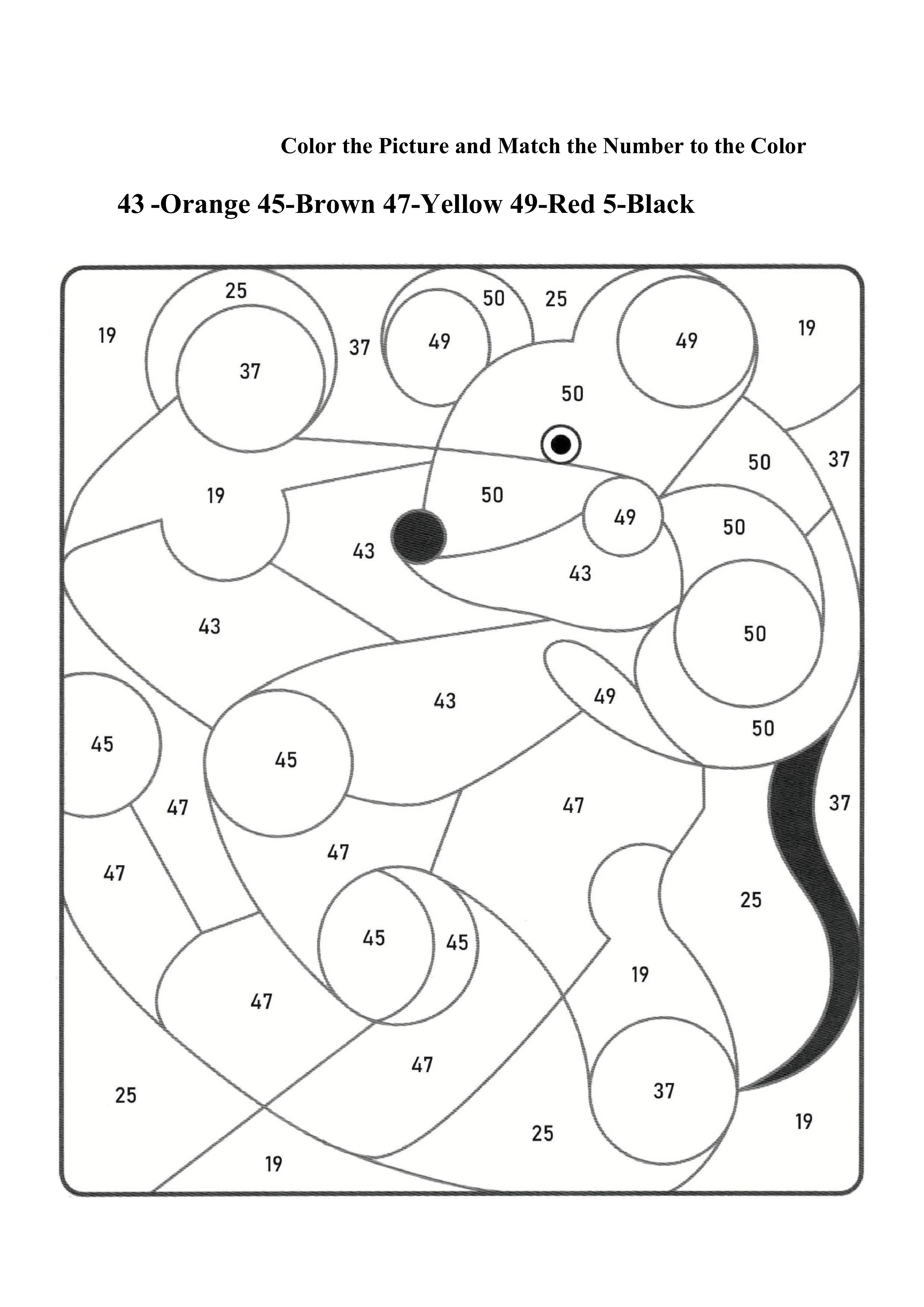 Bear 3 Coloring Page