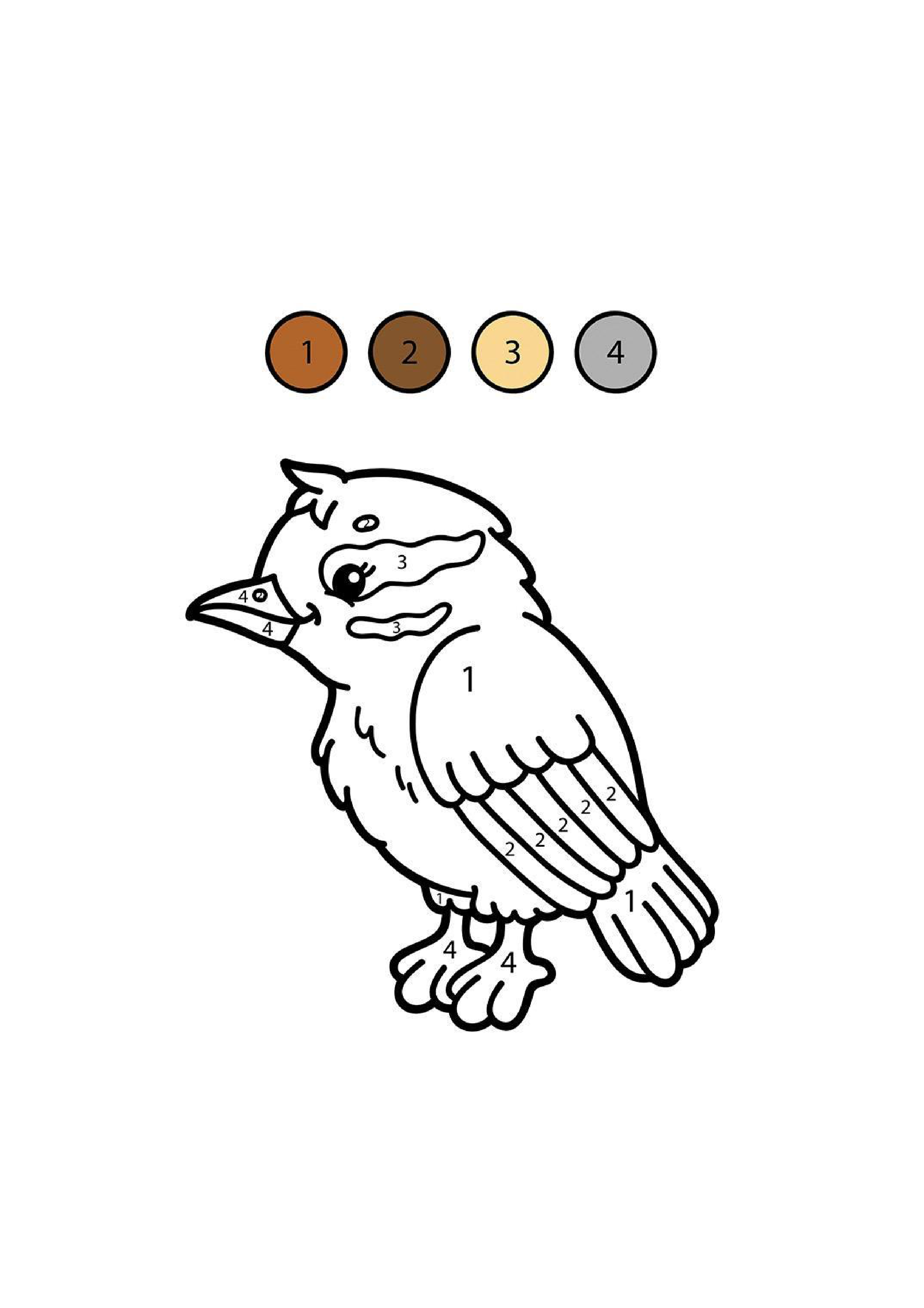 Bird 4 Coloring Page