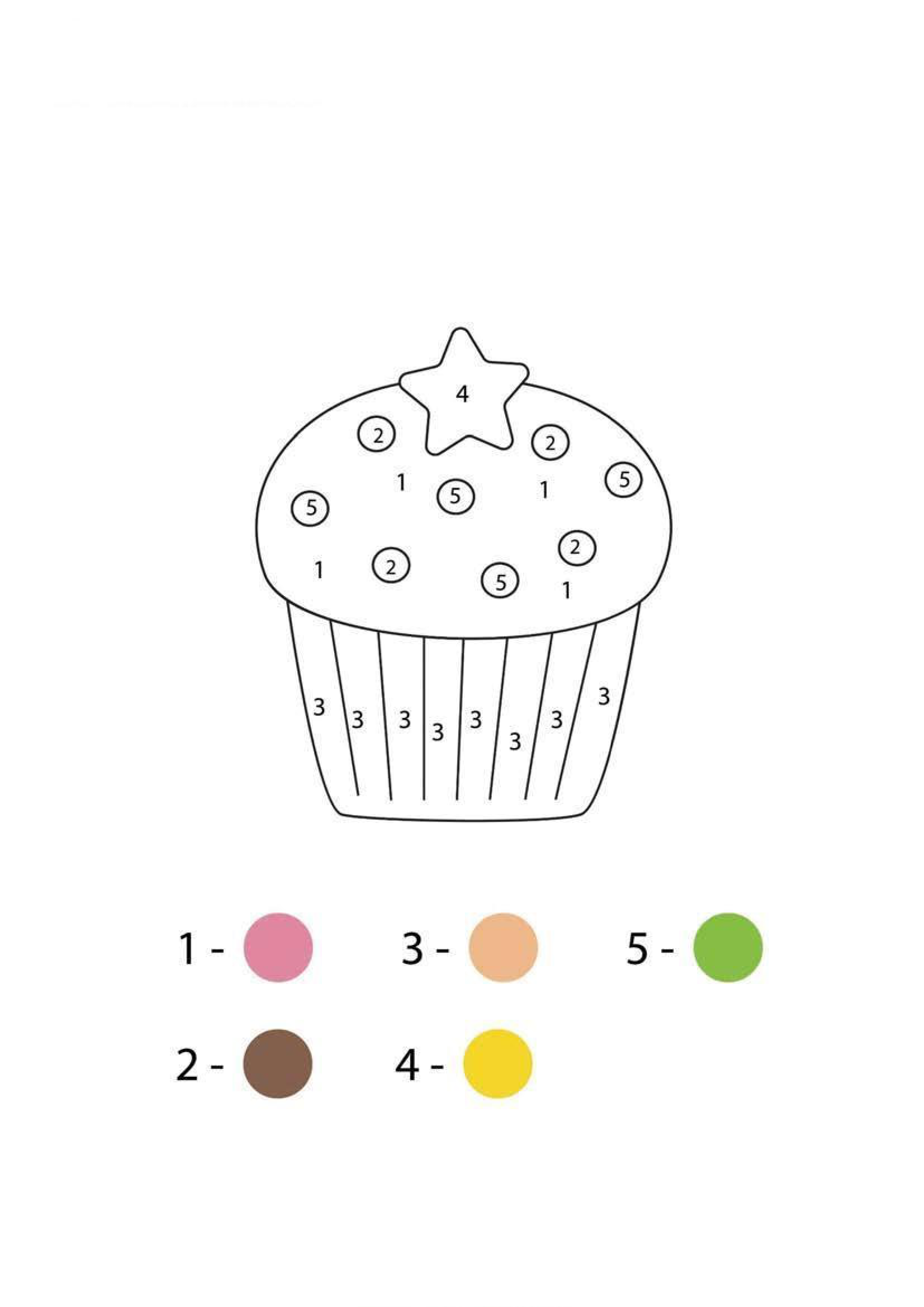 Multi-layer Cake Coloring Page