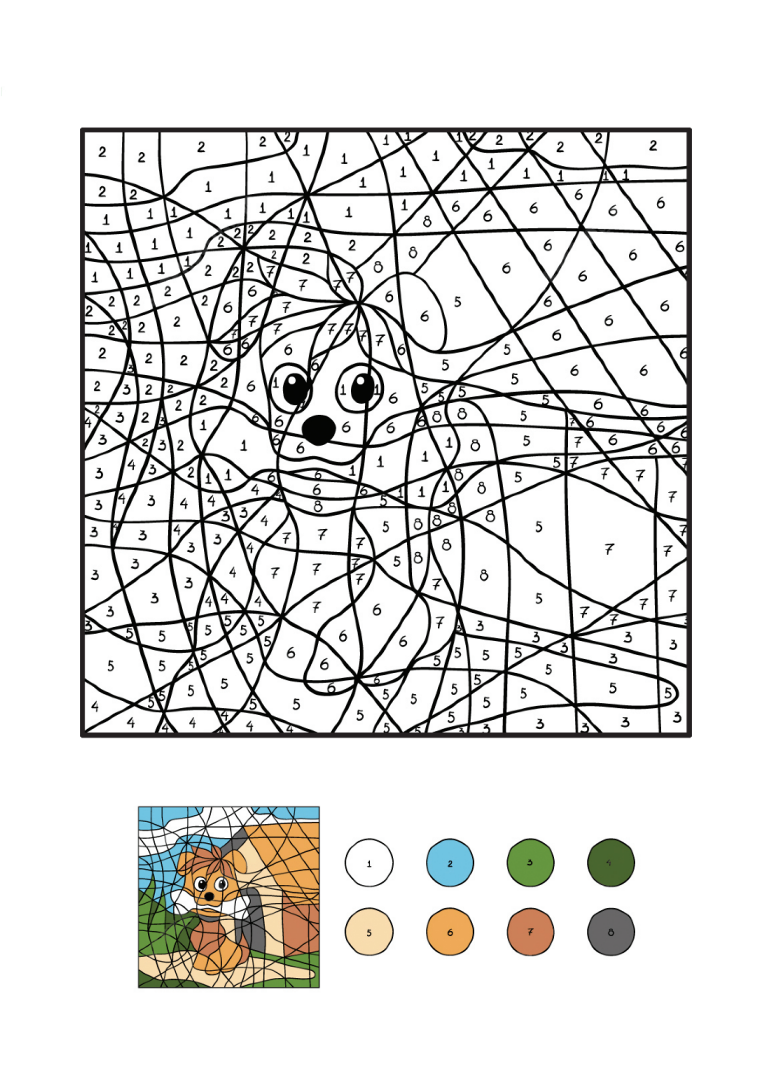 Dog Coloring Page