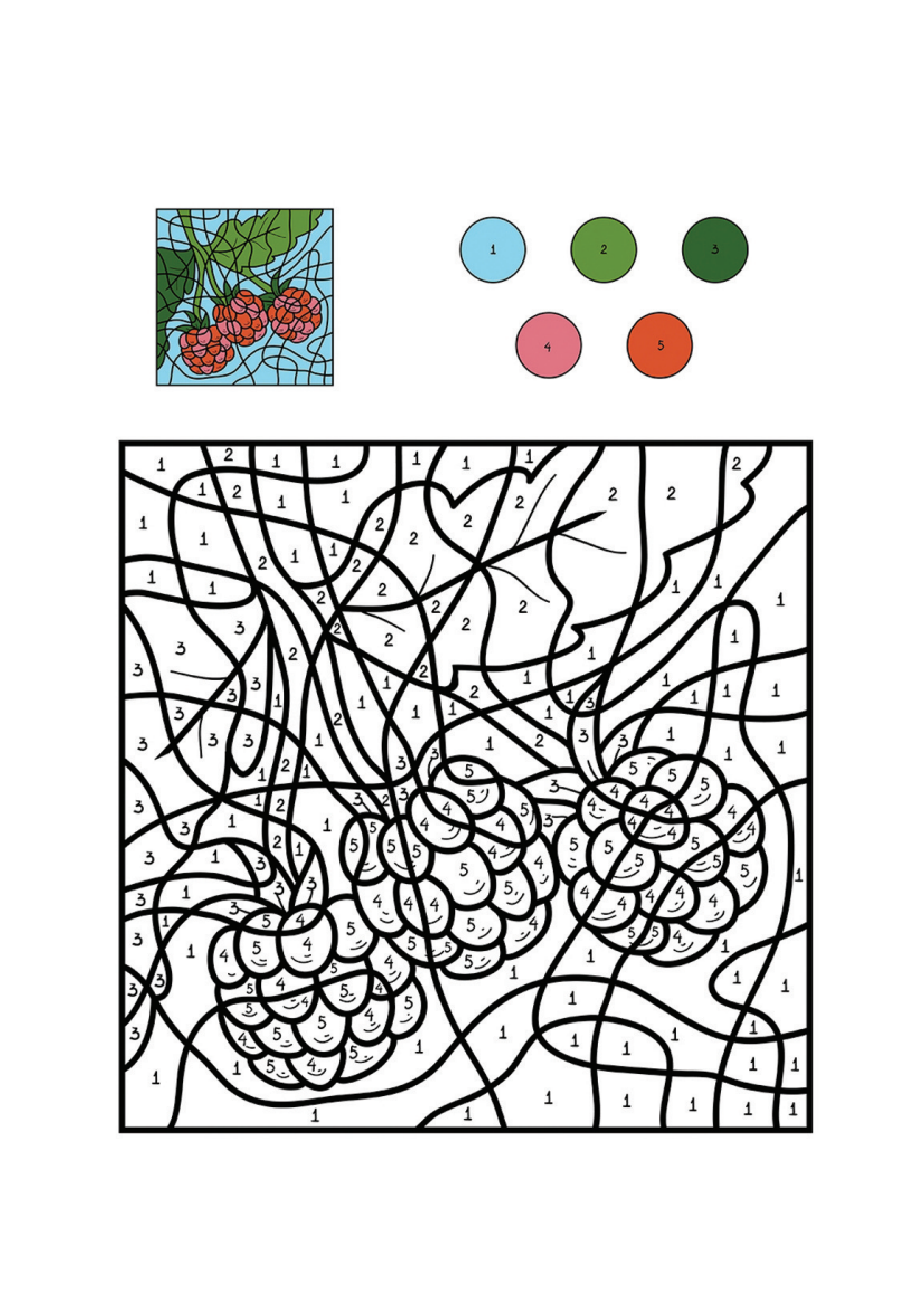 Grapes Coloring Page