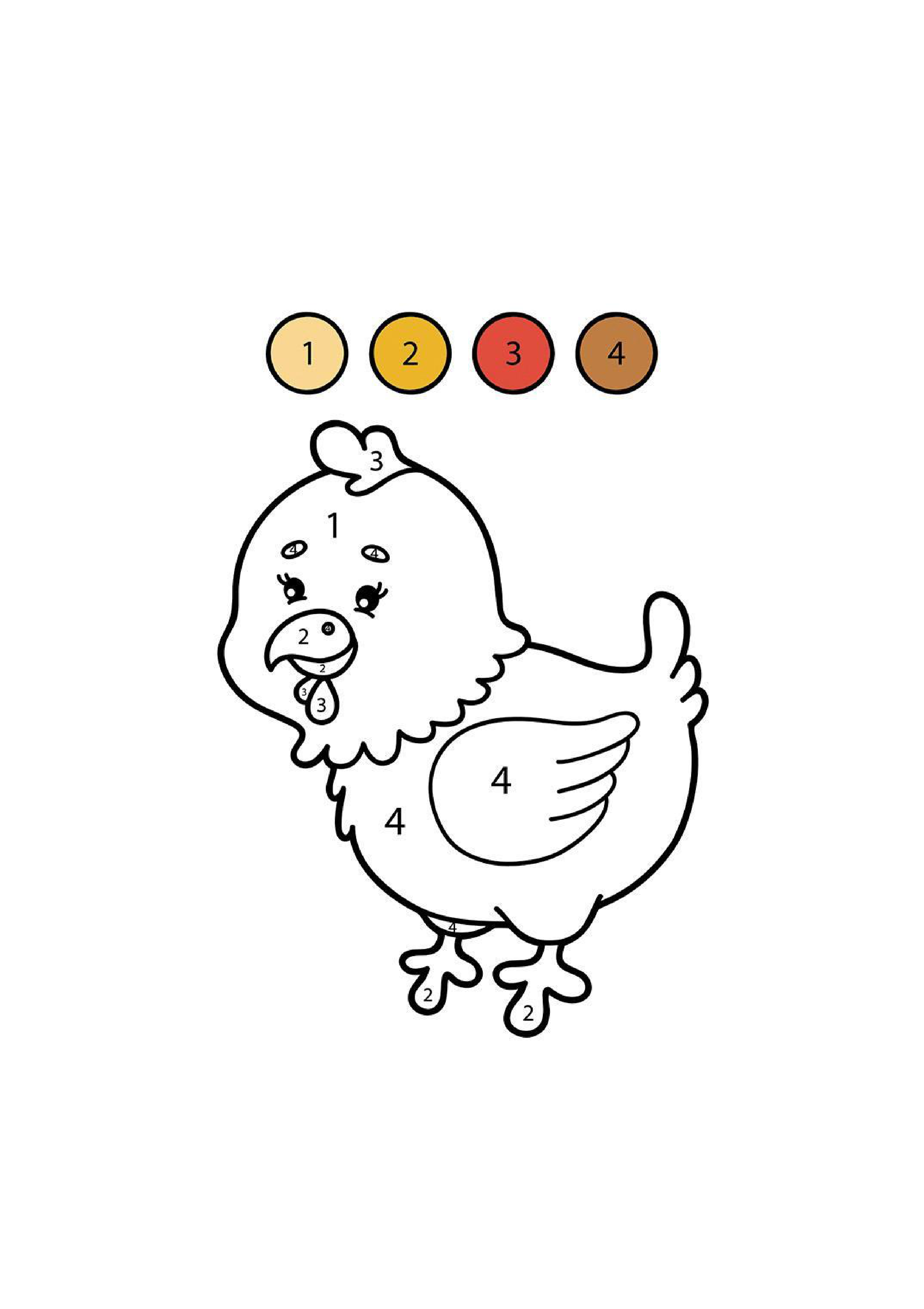 Hen Coloring Page