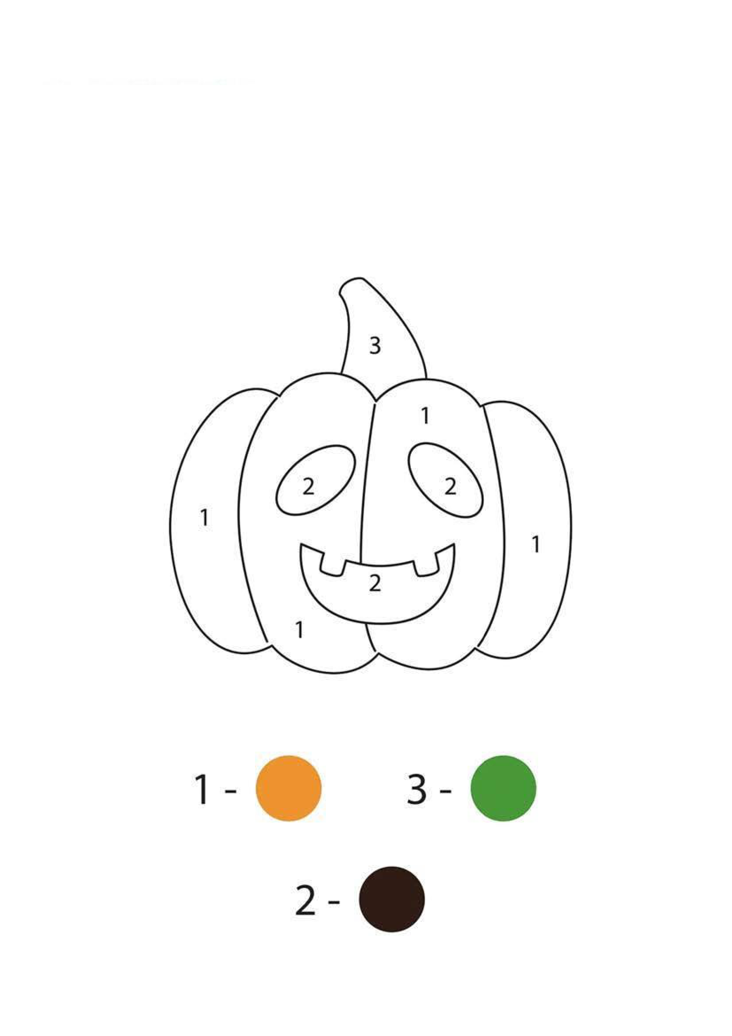 Jack-o'-lantern 2 coloring page