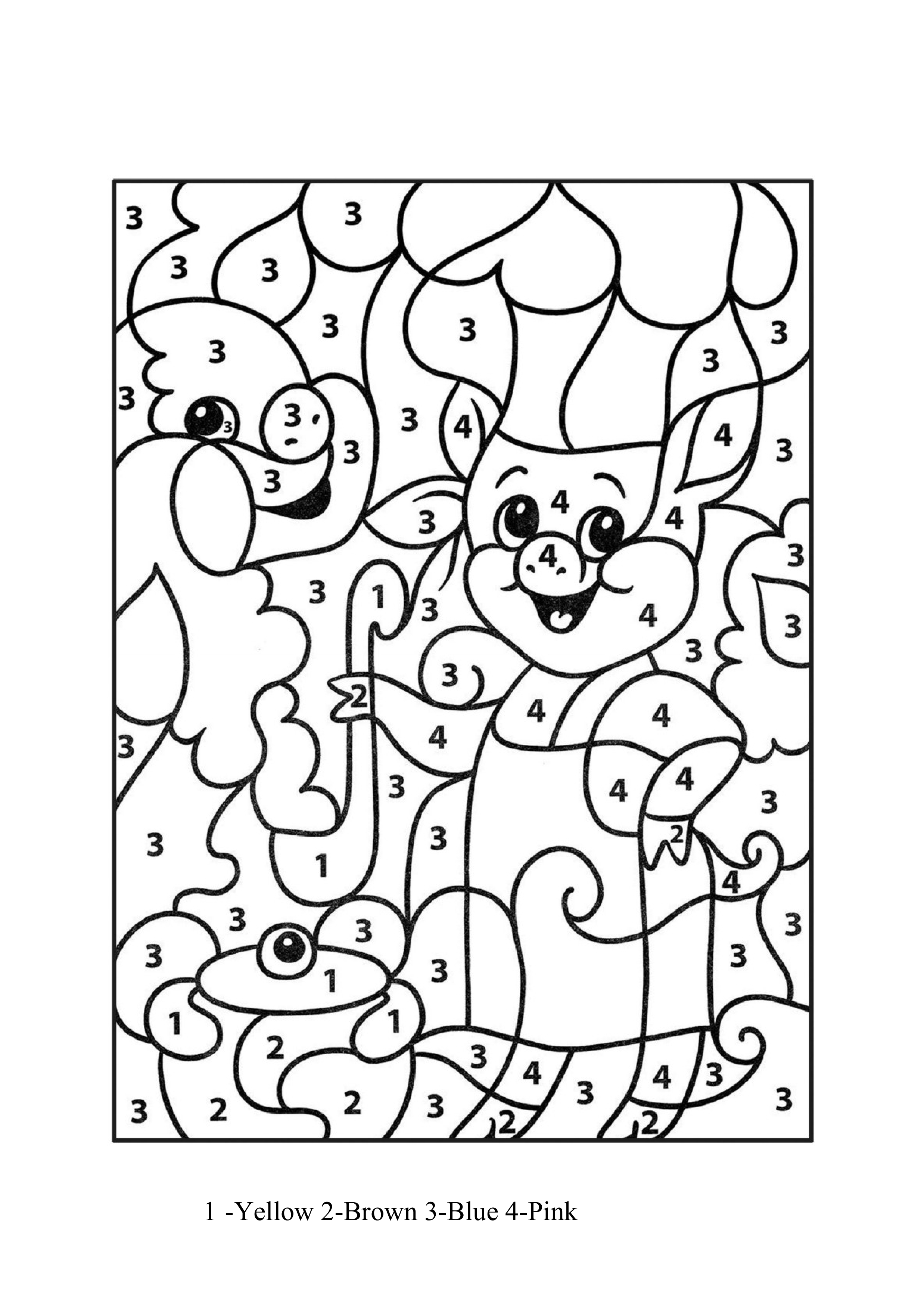 Pig 3 Coloring Page