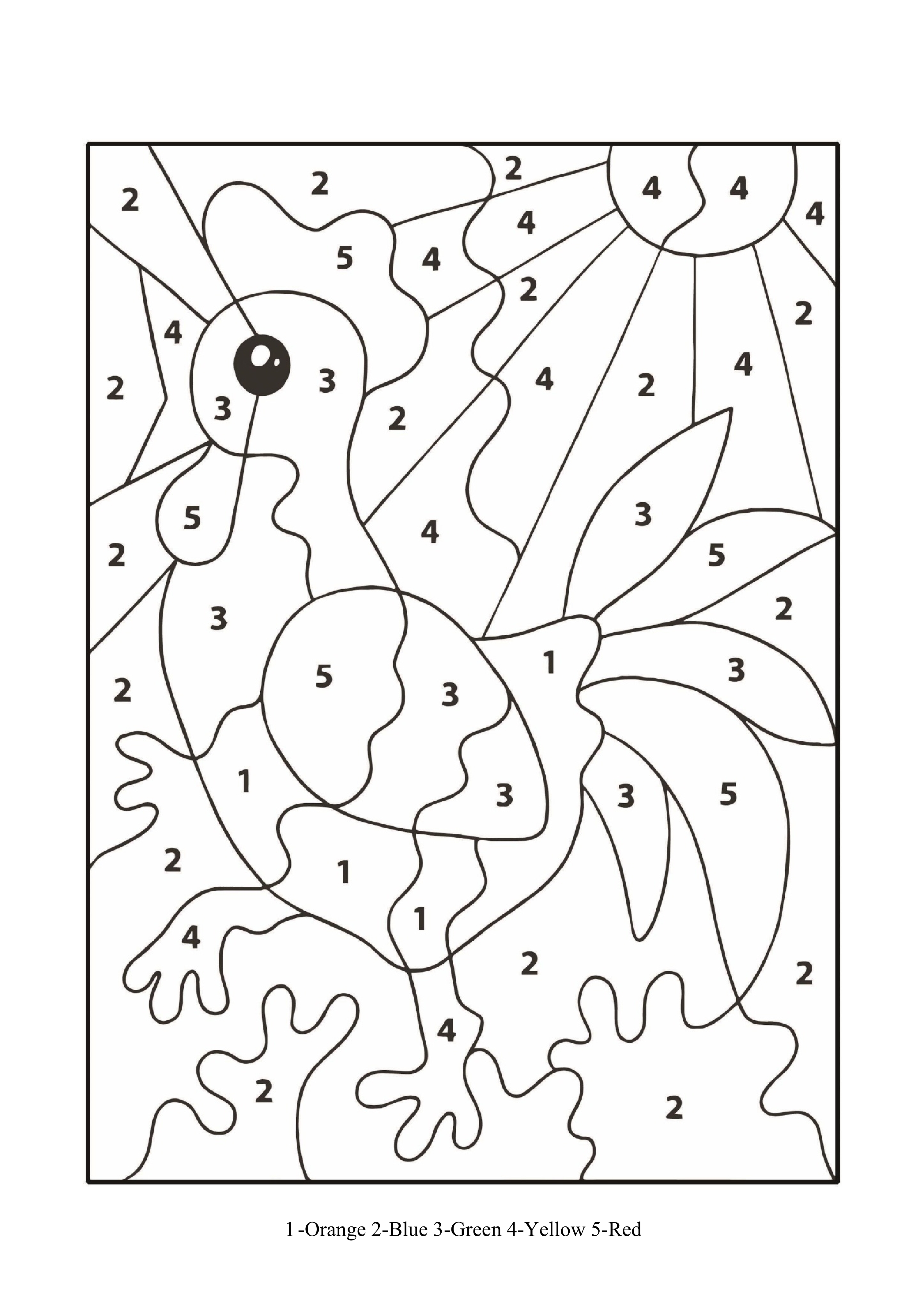 Rooster Coloring Page