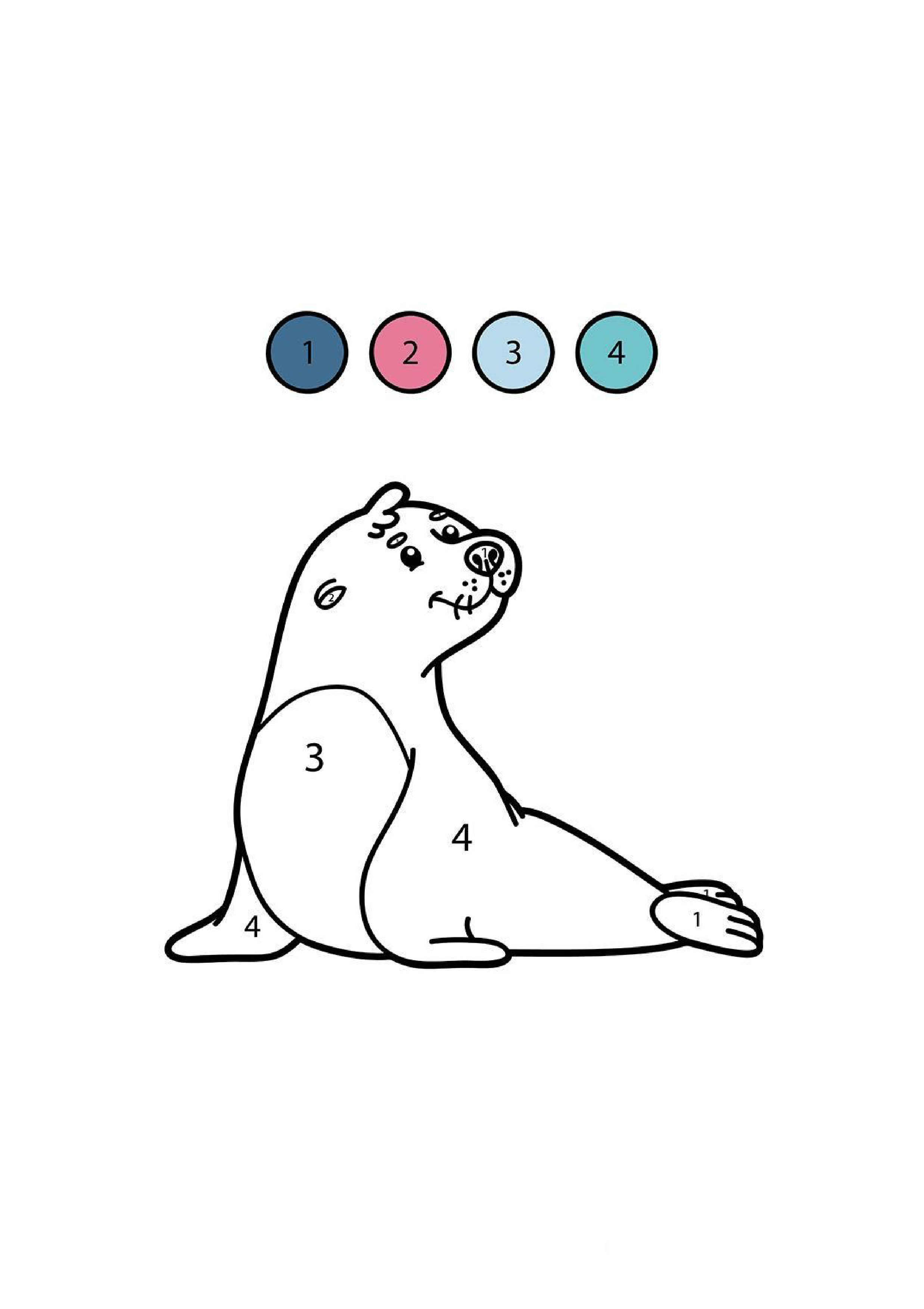 Sea Lion Coloring Page