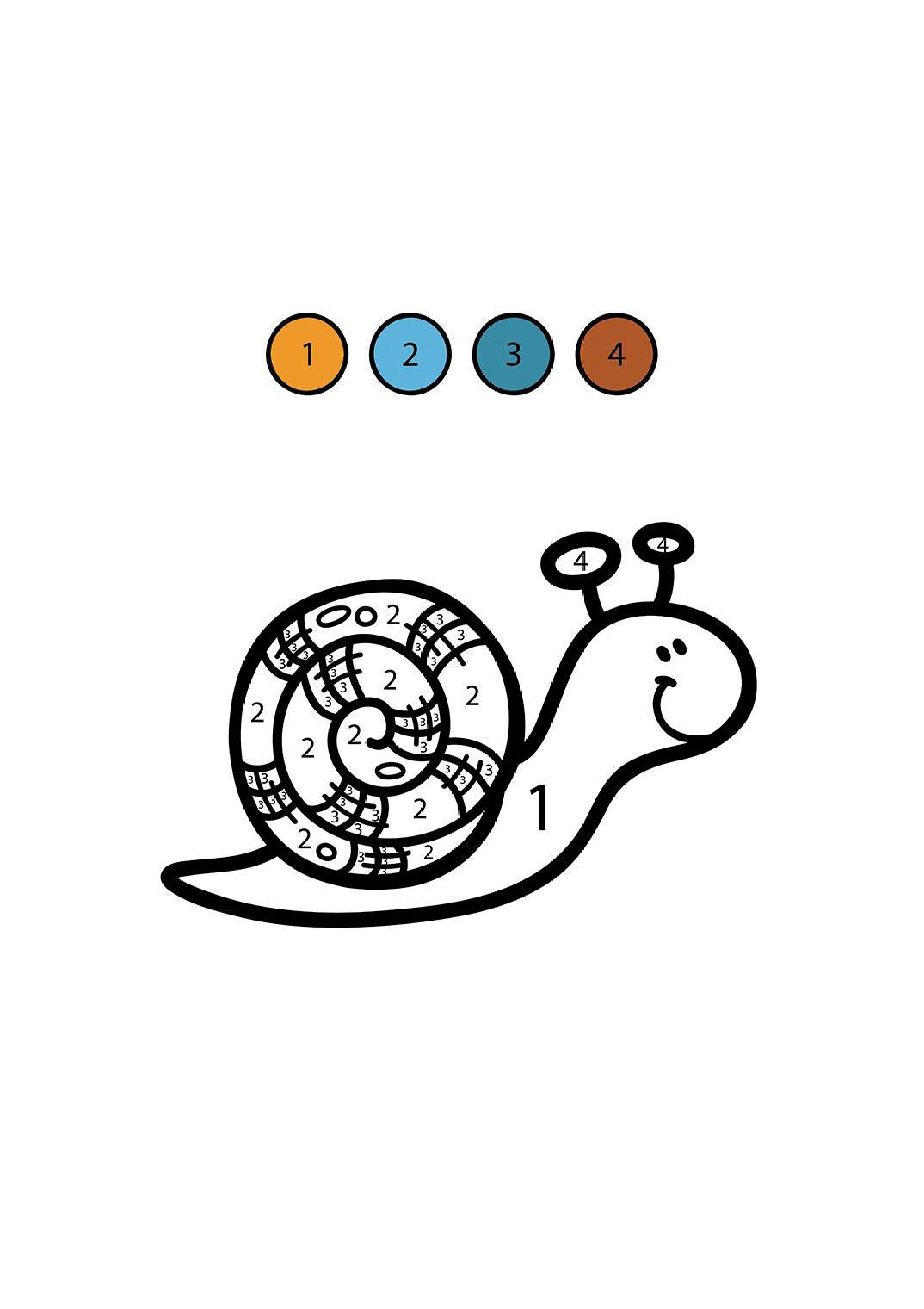 Snail Coloring Page