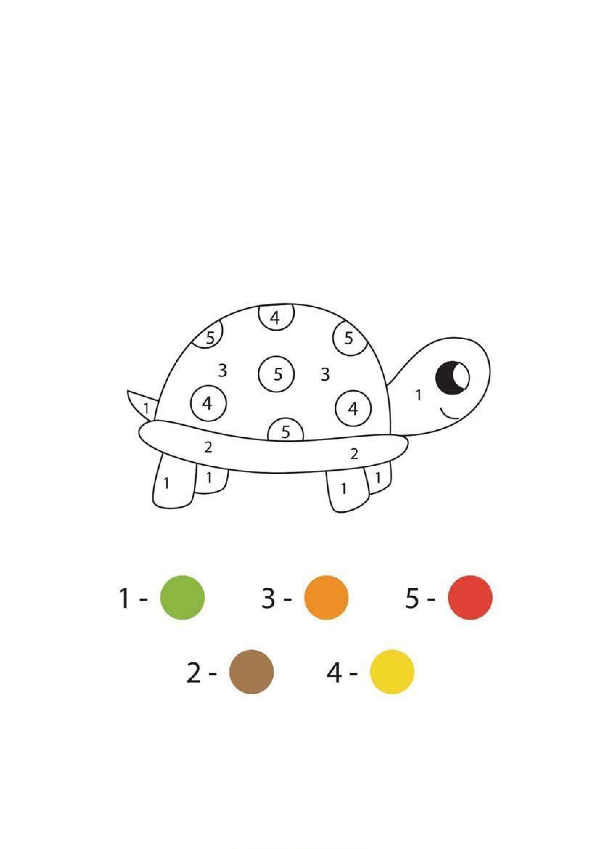 Turtle 2 Coloring Page